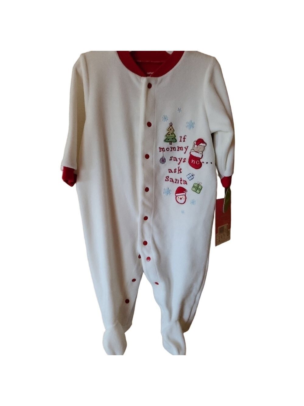 Carter's Holiday Snap-Up Sleeper Outfit 6 Mos
